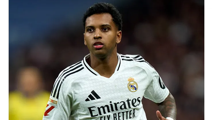Rodrygo, atacante do Real Madrid deve deixar o clube em janeiro, ESPN. Porém, o Tottenham se prepara para enviar oferta (Foto: Angel Martinez/Getty Images)