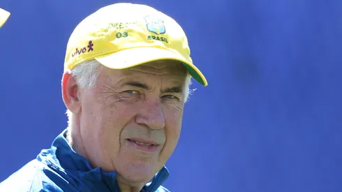 Carlo Ancelotti técnico da Seleção Brasileira durante treino na Granja Comary (Foto: Marlon Costa/AGIF)