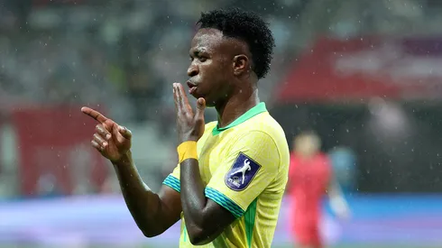 Vinicius Junior pela Seleção Brasileira. (Foto: Chung Sung-Jun/Getty Images)