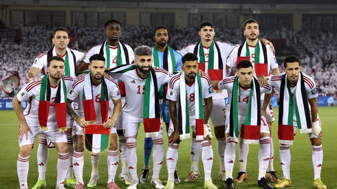 Emirados Árabes Unidos e Iraque ficam no empate no jogo de ida na repescagem das Eliminatórias da Copa do Mundo. Foto: Mohamed Farag/Getty Images