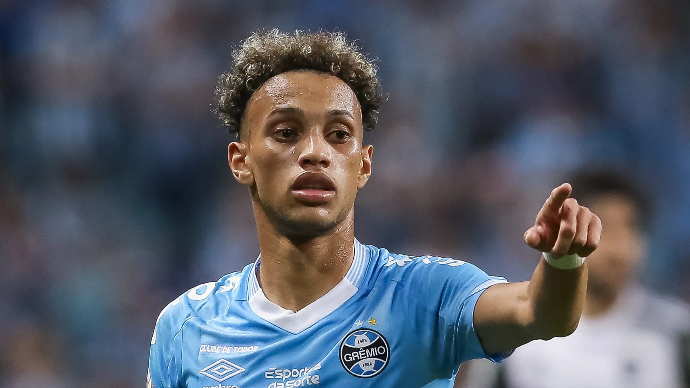 Bitello quando ainda vestia a camisa do Grêmio