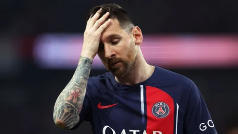 Lionel Messi em ação pelo PSG.
