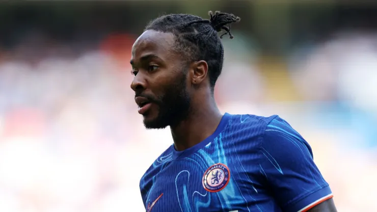 Raheem Sterling em ação pelo Chelsea.
