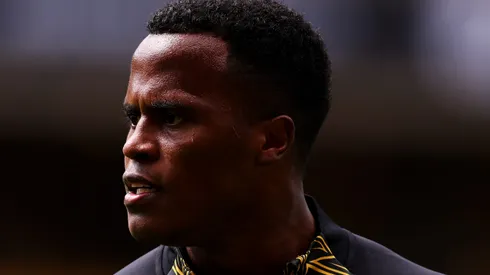 Jhon Arias está insatisfeito no Wolverhampton, mas deve negar acordo com o Flamengo para seguir na Europa. (Foto: Jack Thomas/Getty Images)