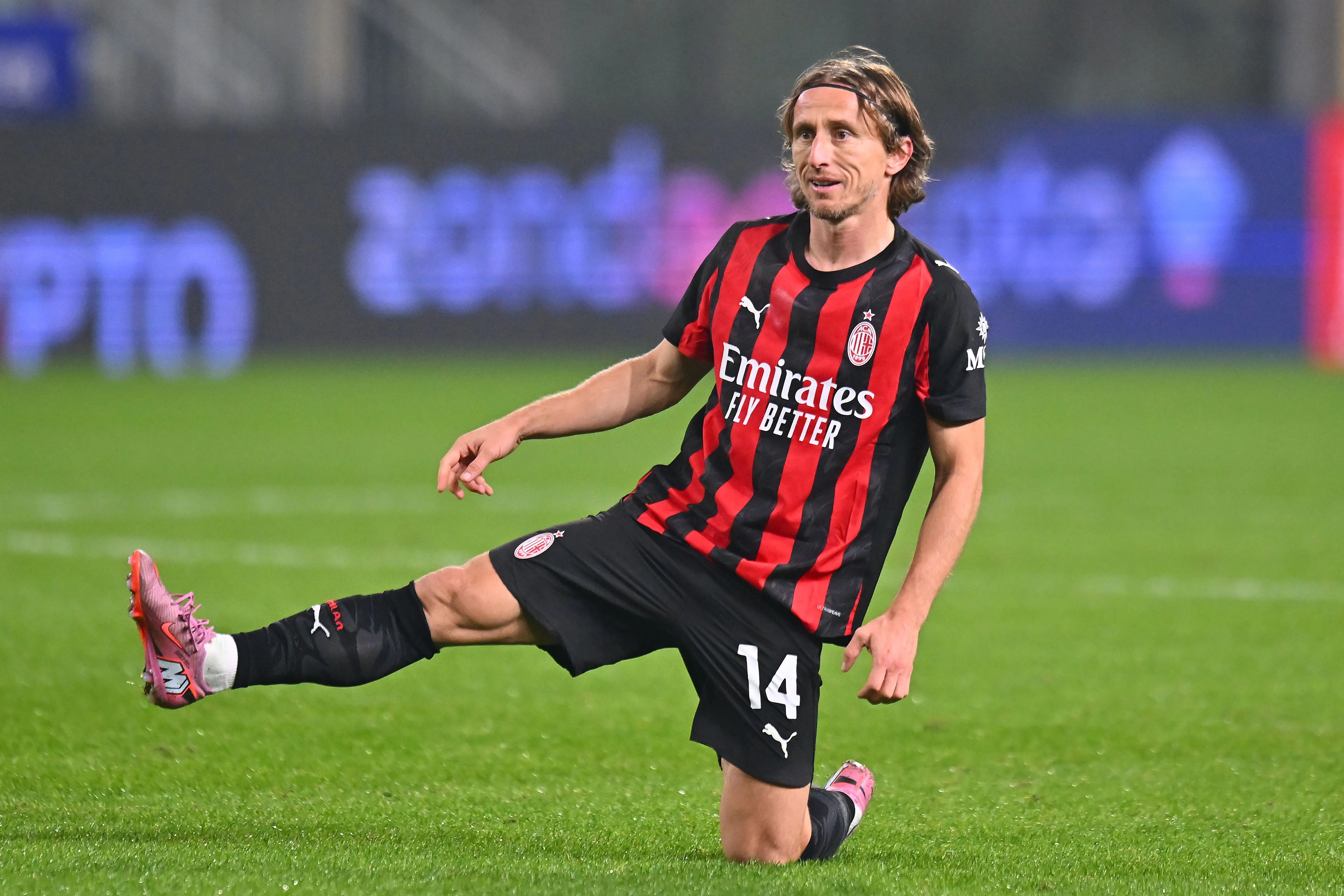 Luka Modric: aos 40 anos, croata vem tendo ótimo desempenho no Milan (Foto: Alessandro Sabattini/Getty Images)