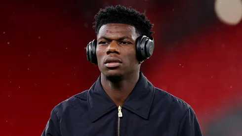 Aurélien Tchouaméni, jogador do Real Madrid.(Foto: Michael Regan/Getty Images)