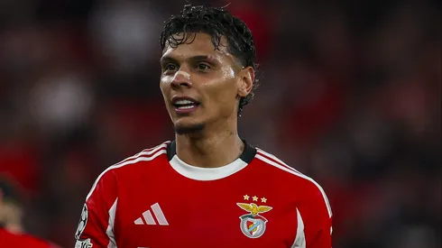 Richard Ríos será barrado do Benfica por José Mourinho e torcida do Palmeiras ironiza situação do colombiano. (Foto: Carlos Rodrigues/Getty Images)