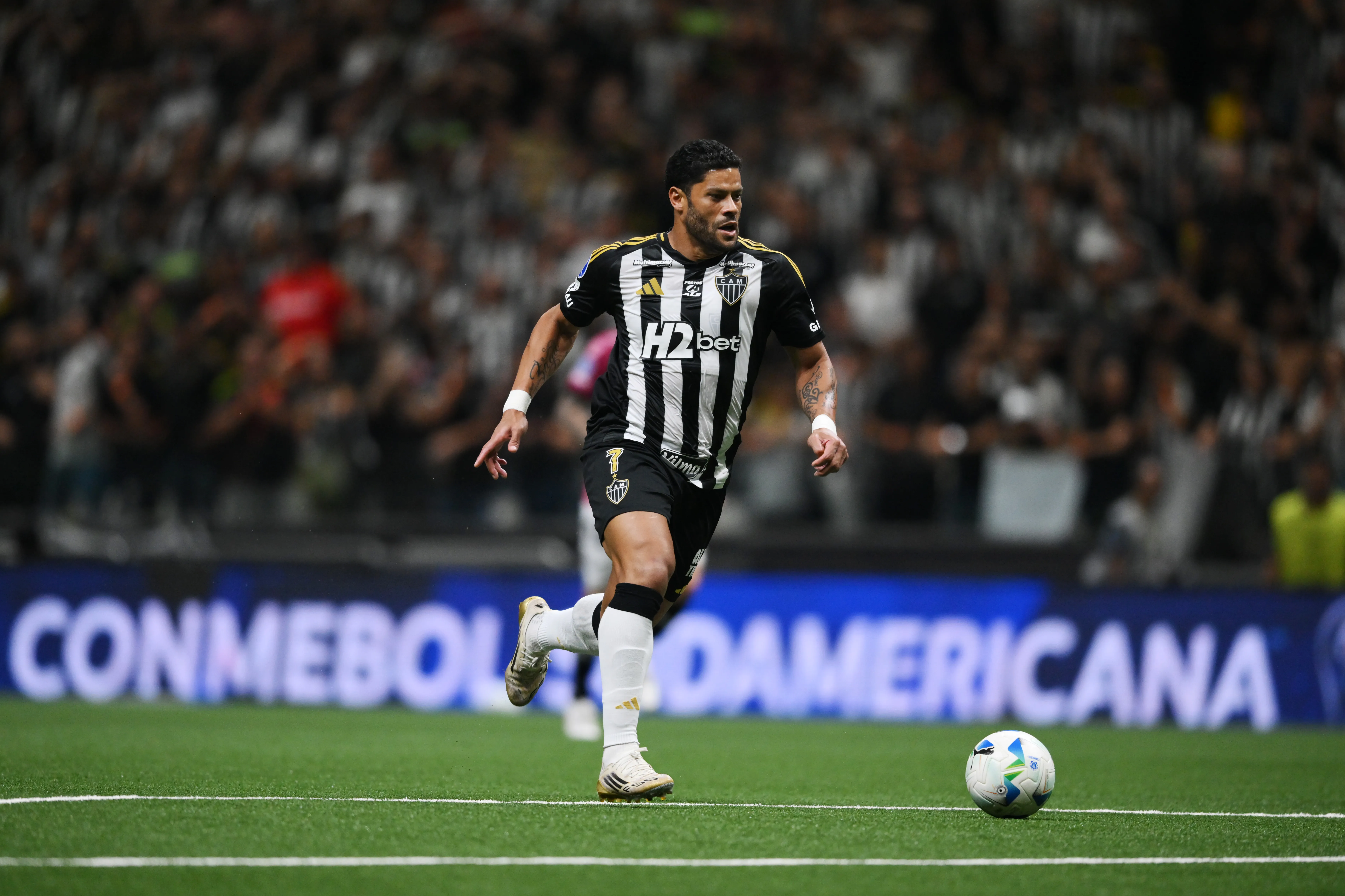 Hulk em ação pelo Galo. Foto: Pedro Vilela/Getty Images