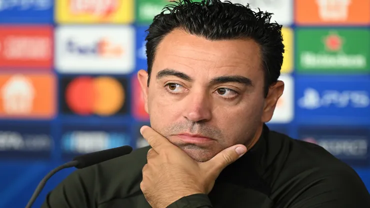 Xavi Hernández quando treinava o Barcelona - Stuart Franklin/Getty Images