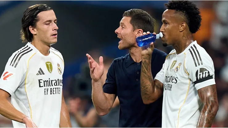 Xabi Alonso chama jogadores nos últimos dias para ter uma conversa nos bastidores do Real Madrid (Photo by Angel Martinez/Getty Images)