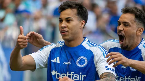 Kaio Jorge em campo com o Cruzeiro. Foto: Fernando Moreno/AGIF
