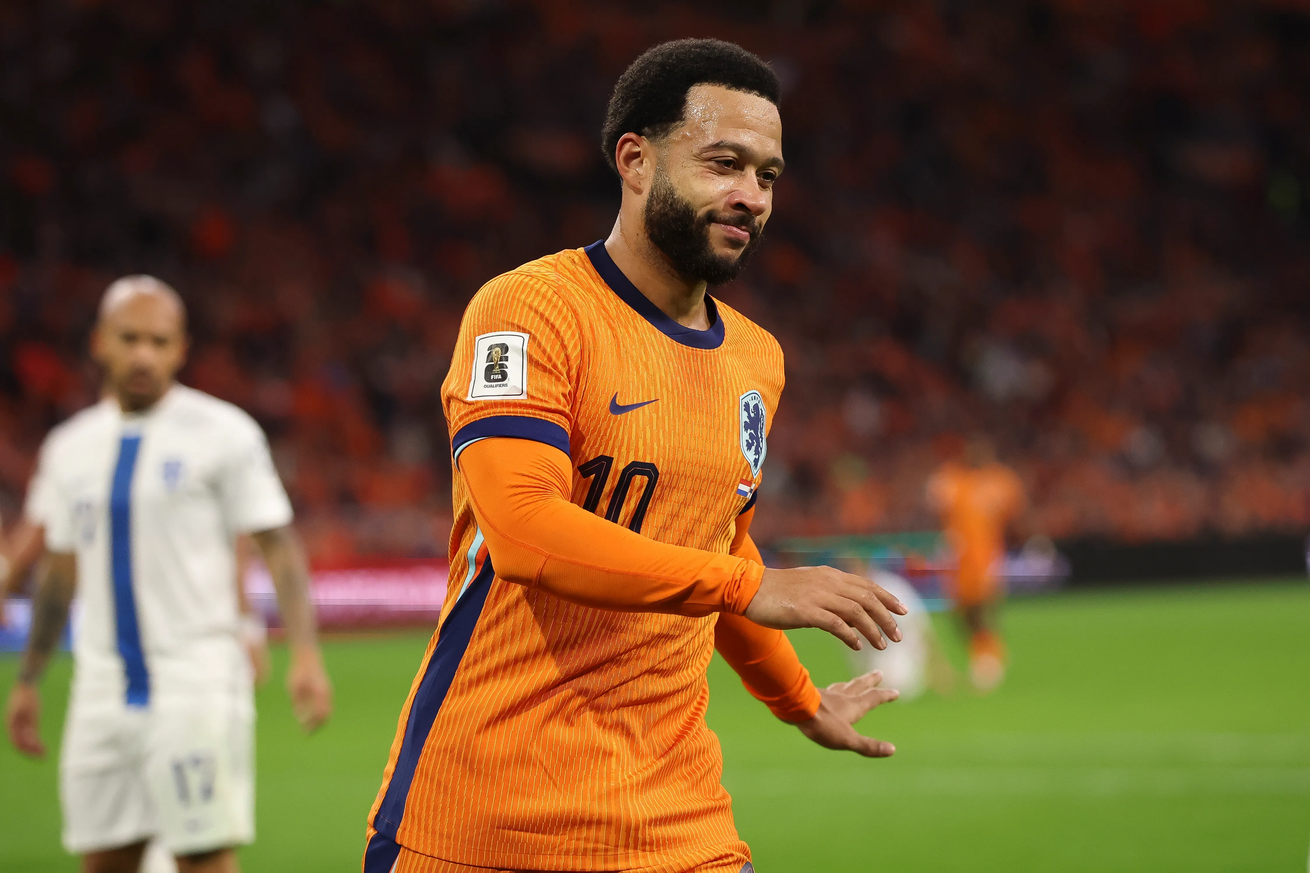 Memphis Depay: Holanda perto do Mundial (Foto: Dean Mouhtaropoulos/Getty Images)