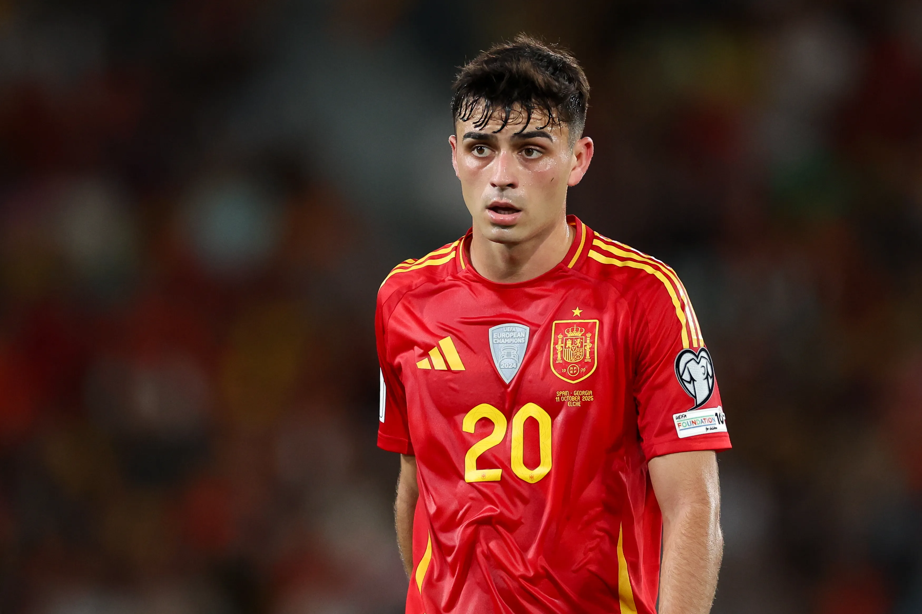 Pedri também é desfalque em jogo da Espanha. Foto: Florencia Tan Jun/Getty Images