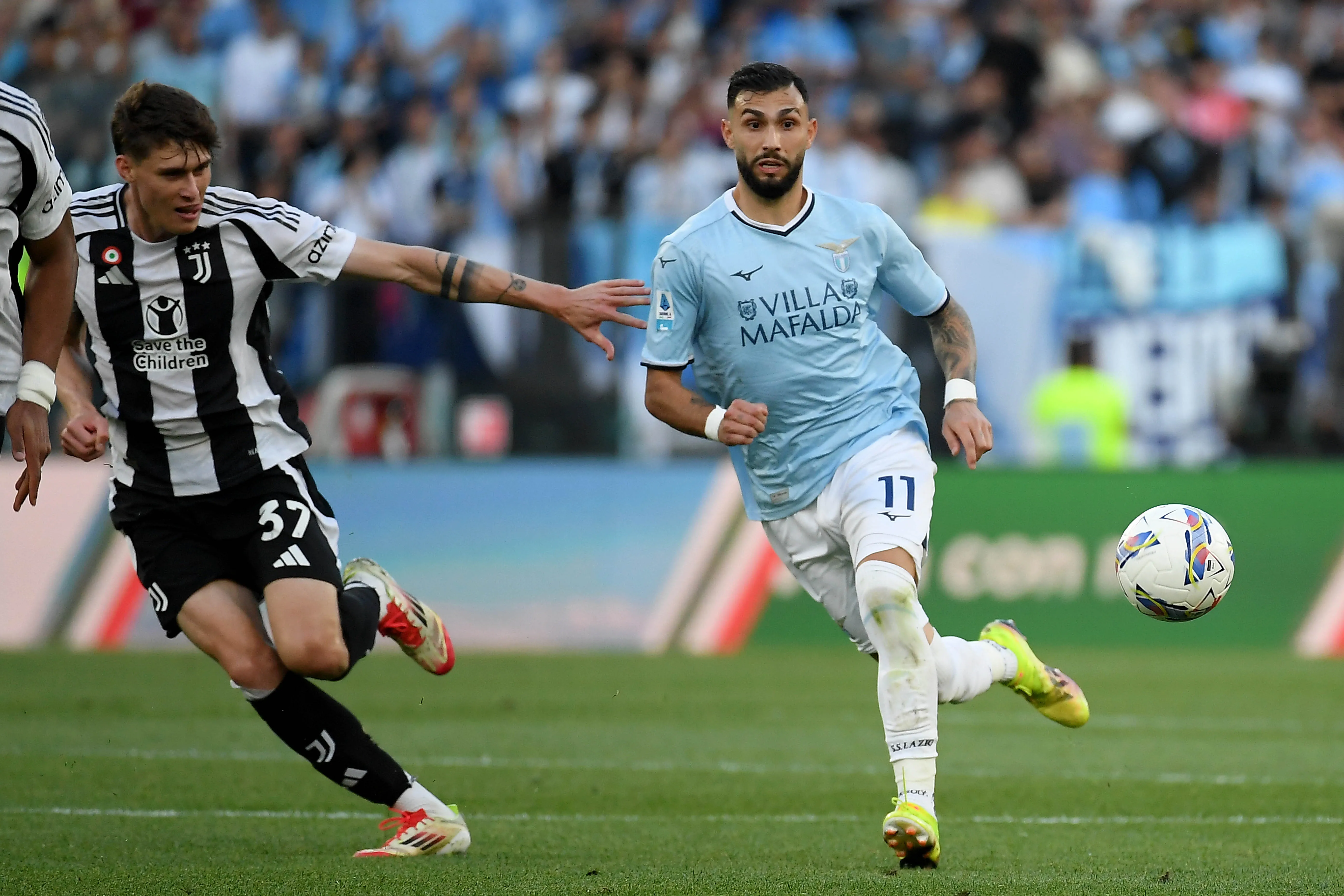 Taty Castellanos em campo pela Lazio (Foto: Marco Rosi – SS Lazio/Getty Images)