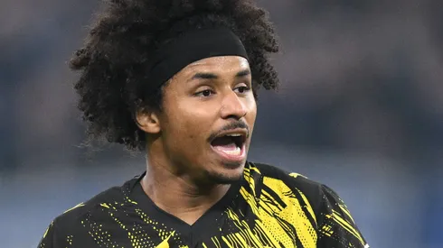 Borussia Dortmund topa vender Adeyemi ao Manchester United, mas exige R$ 492 milhões.(Foto: Stuart Franklin/Getty Images)