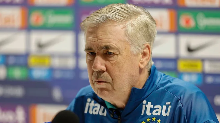 Carlo Ancelotti comanda a Seleção Brasileira em mais um jogo