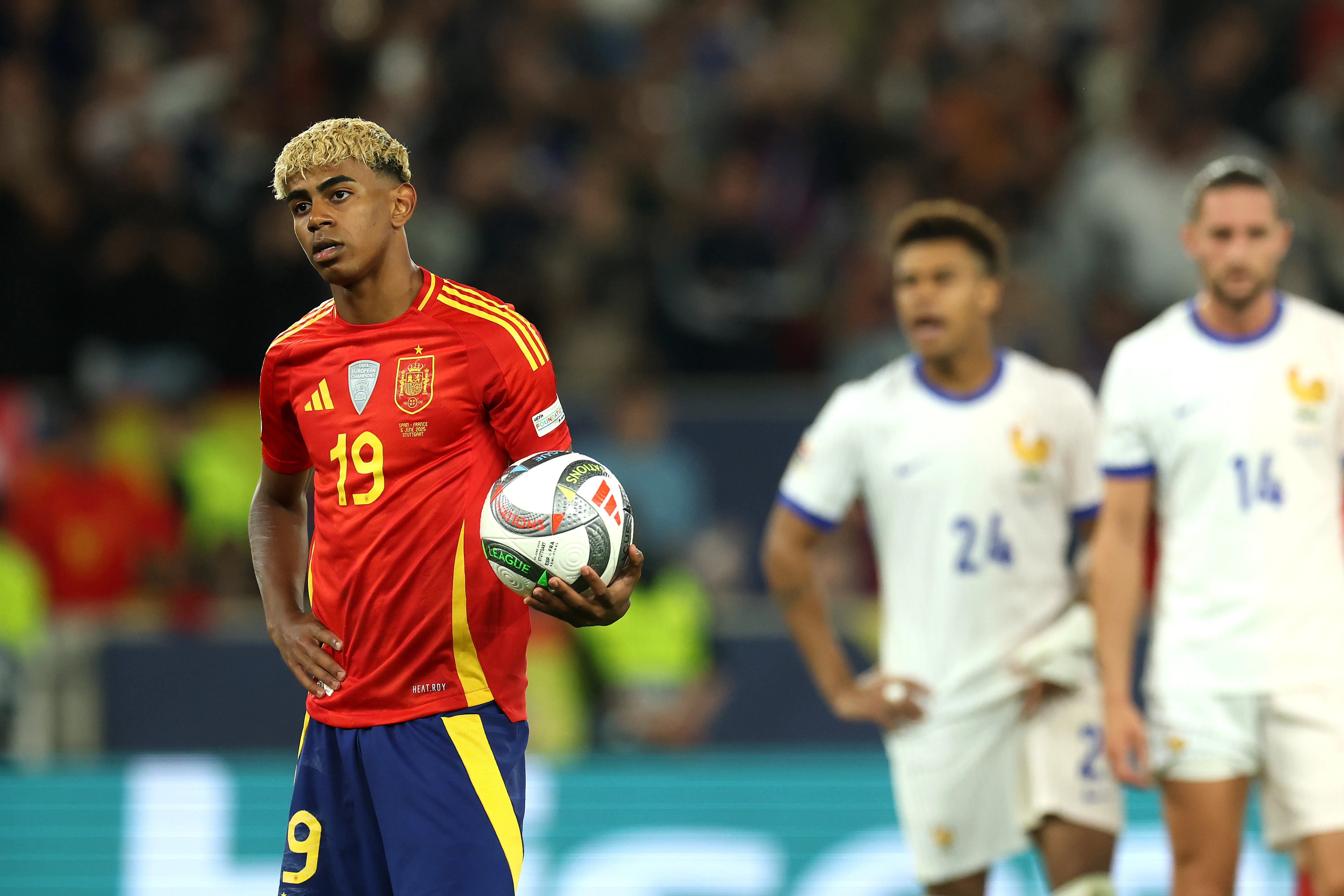 Yamal é desfalque em jogo da Espanha. Foto: Alexander Hassenstein/Getty Images