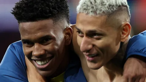 Estêvão chega a quatro gols na Seleção Brasileira após brilhar no Chelsea. (Photo by Harry Murphy/Getty Images)