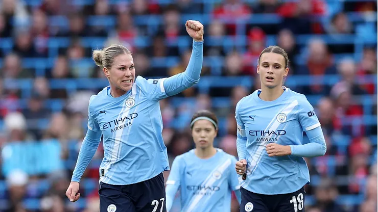 Manchester City Feminino (Photo by Alex Livesey/Getty Images)