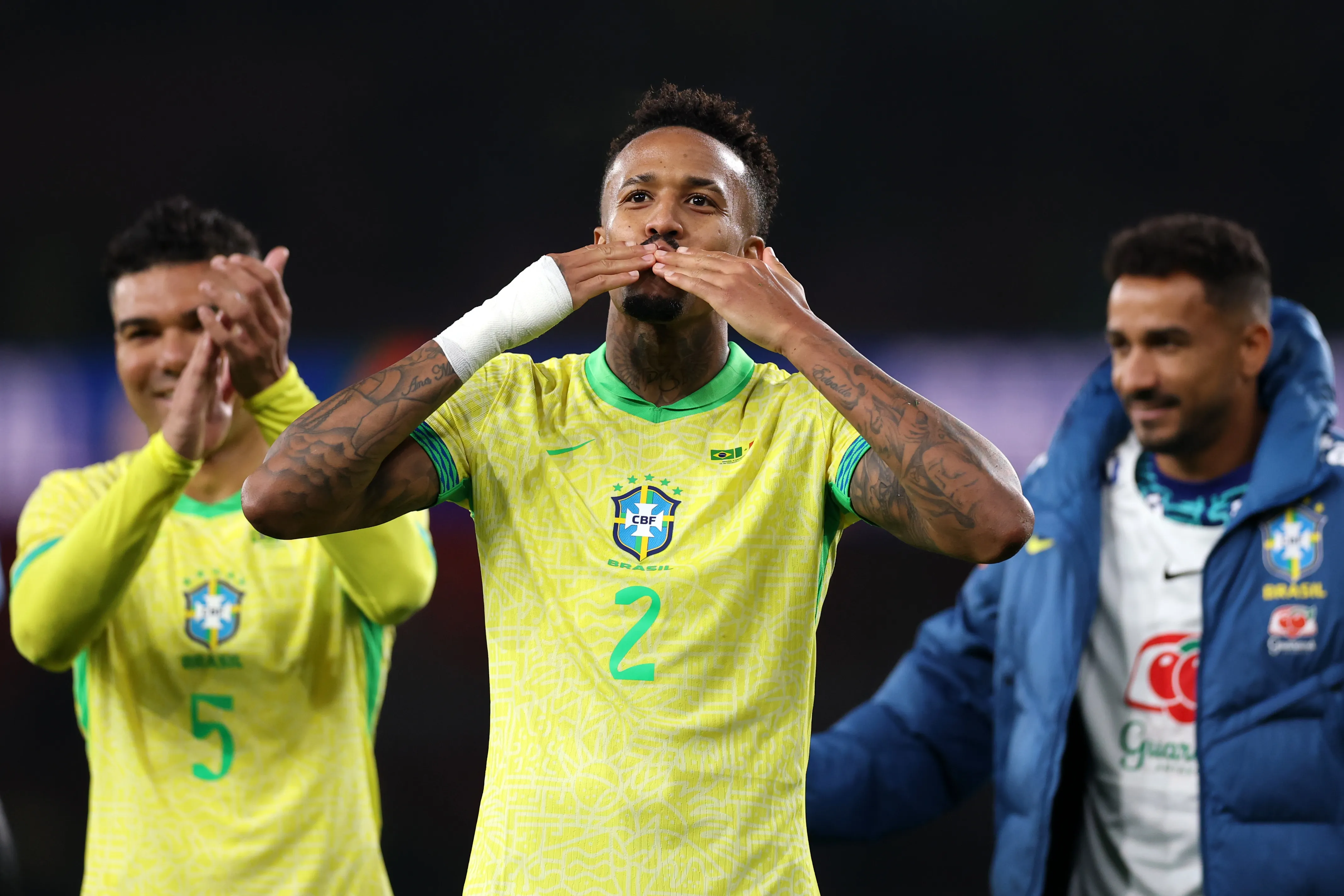 Éder Militão foi um dos destaques da partida (Foto: Ryan Pierse/Getty Images)