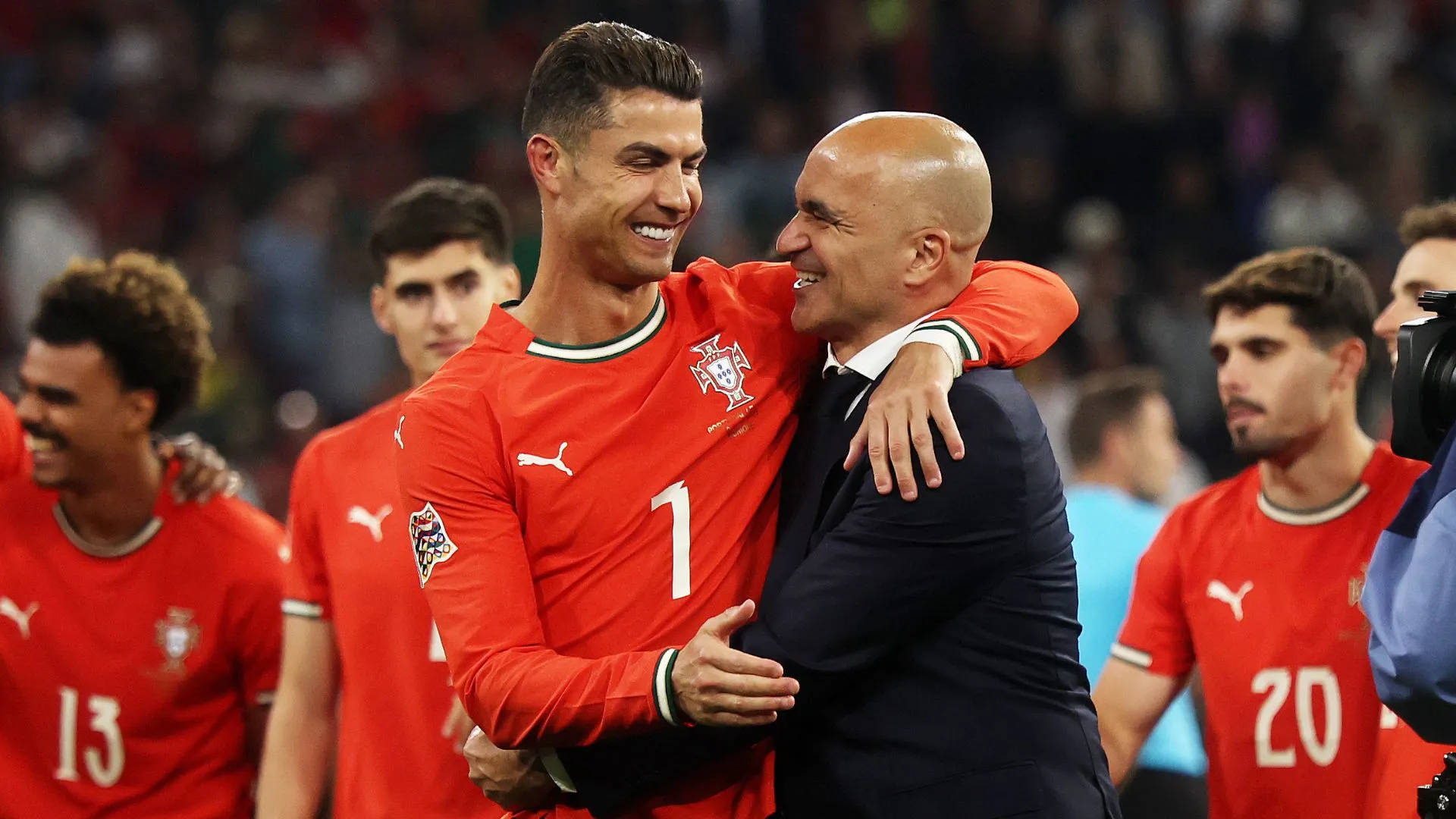 Roberto Martínez não pode escalar Cristiano Ronaldo para o jogo entre Portugal e Armênia (foto: Lars Baron/Getty Images)