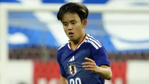 Tottenham está interessado em Takefusa Kubo, da Real Sociedad. (Photo by Toru Hanai/Getty Images)