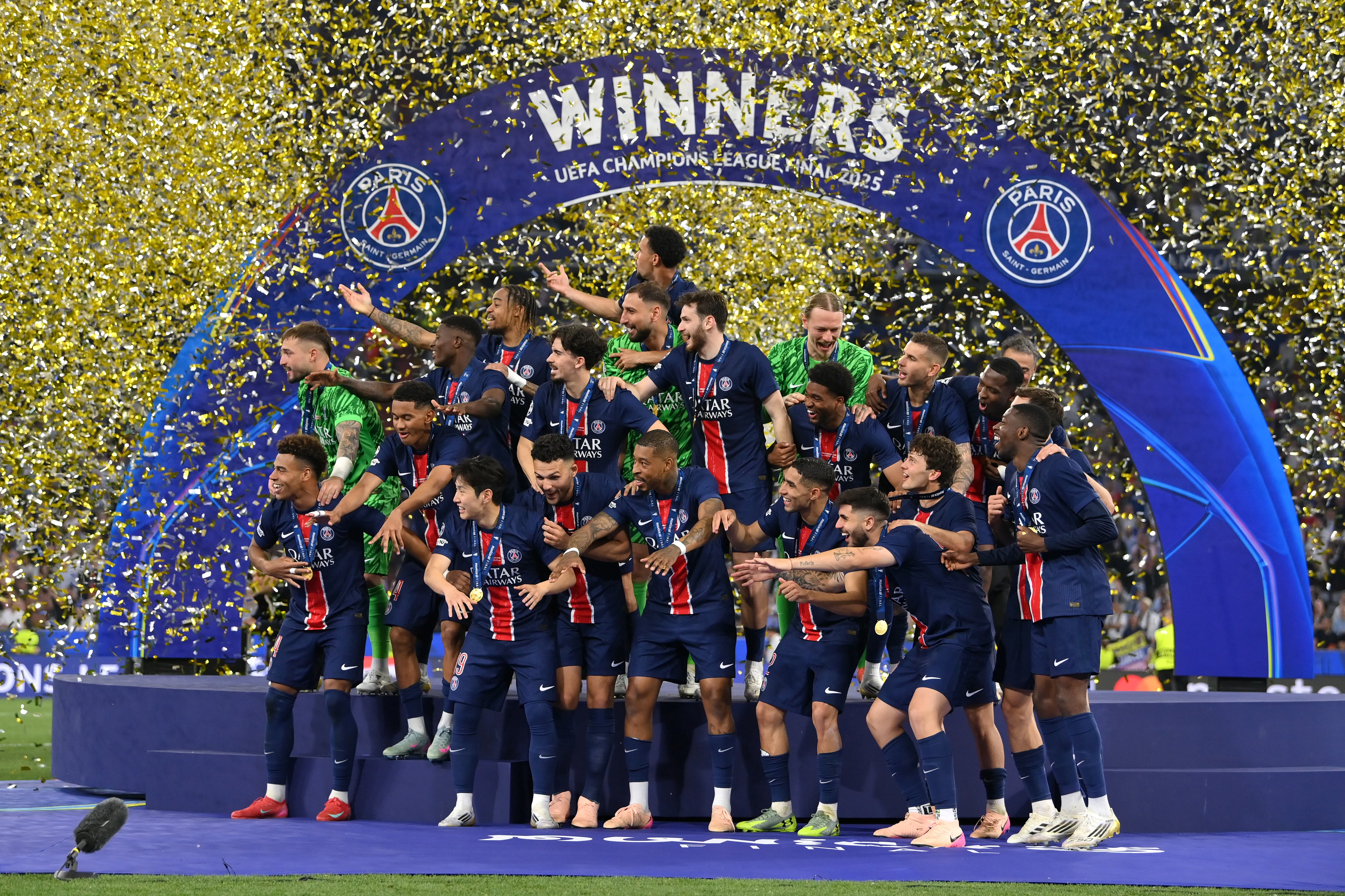 O PSG foi o campeão da última edição da Champions League ai vencver a Inter de Milão (Foto: Justin Setterfield/Getty Images)