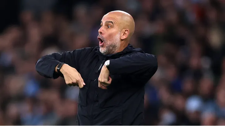 Guardiola descarta retorno ao Barcelona como presidente do clube. (Photo by Carl Recine/Getty Images)
