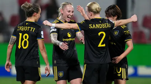 Manchester United busca manter a sua invencibilidade na Champions Feminina – Foto: Aitor Alcalde/Getty Images