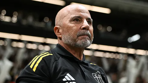 Jorge Sampoli mira título da Sul-Americana com o Atlético-MG. Foto: Pedro Vilela