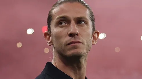 Filipe Luís durante uma partida pelo Flamengo. Foto: Wagner Meier/Getty Images