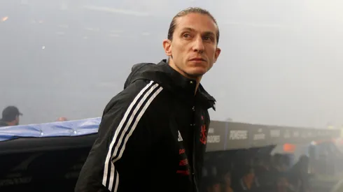 Filipe Luís, do Flamengo. (Foto: Marcos Brindicci/Getty Images)