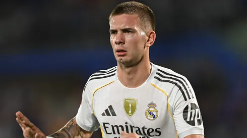 Franco Mastantuono, atacante do Real Madrid, comentou sobre Lamine Yamal, do Barcelona (Foto:Denis Doyle/Getty Images)