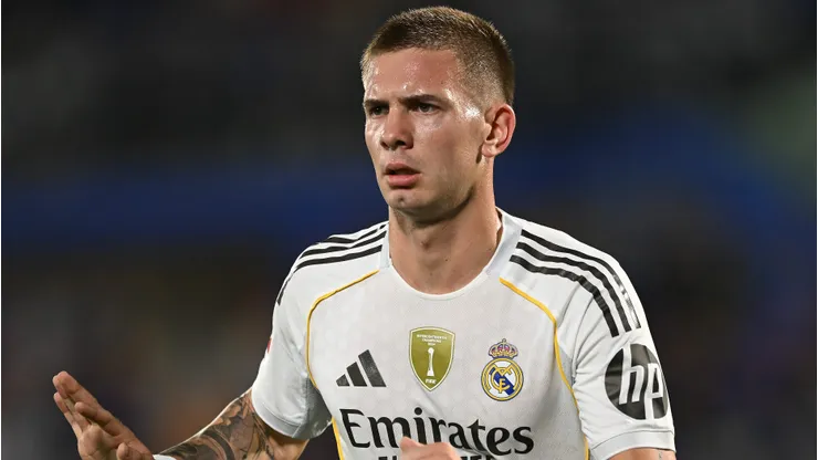 Franco Mastantuono, atacante do Real Madrid, comentou sobre Lamine Yamal, do Barcelona (Foto:Denis Doyle/Getty Images)