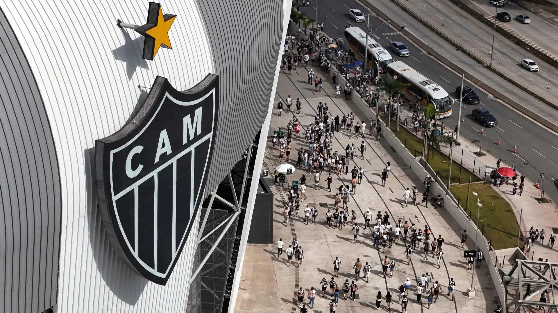 Atlético-MG decide o título da Copa Sul-Americana com o Lanús (foto: Pedro Vilela/Getty Images)