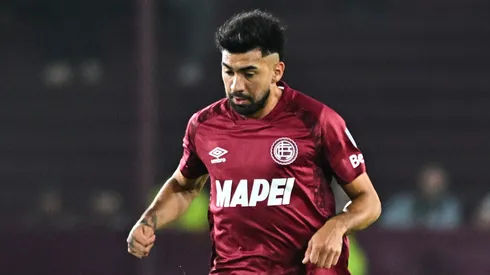 Marcelino Moreno pelo Lanús. (Foto: Rodrigo Valle/Getty Images)