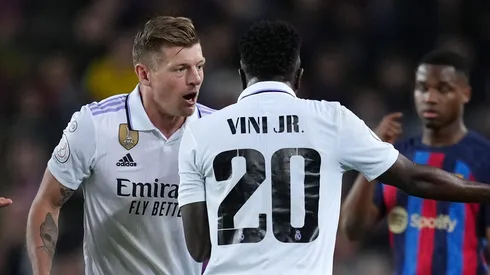 Toni Kroos não aprovou comportamento de Vini Jr no Real Madrid (Foto: Alex Caparros/Getty Images)
