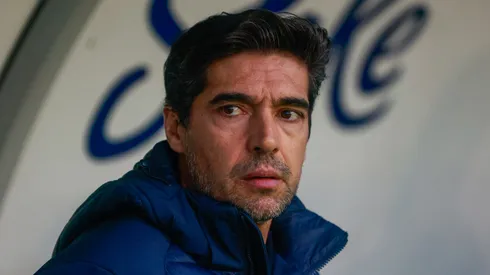 Abel Ferreira técnico do Palmeiras durante partida contra o Juventude. (Foto: Luiz Erbes/AGIF)