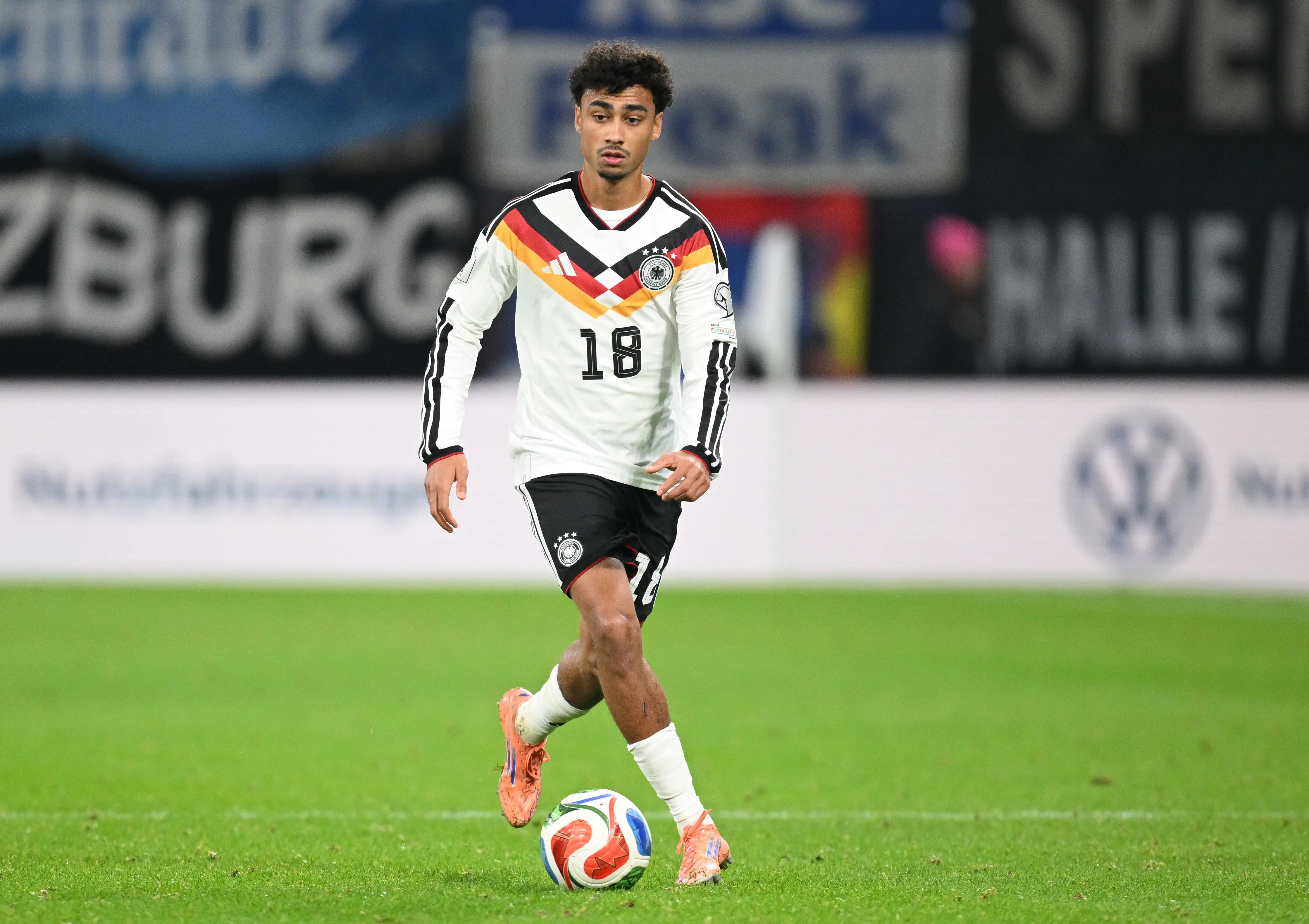 Nathaniel Brown em jogo da Alemanha. Foto: Stuart Franklin/Getty Images