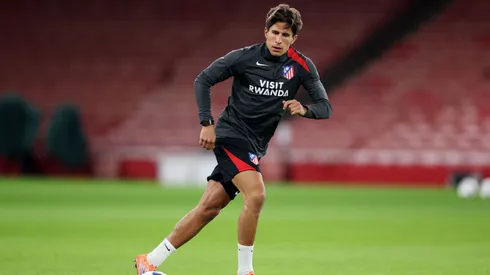 Giuliano Simeone em treino do Atlético de Madrid