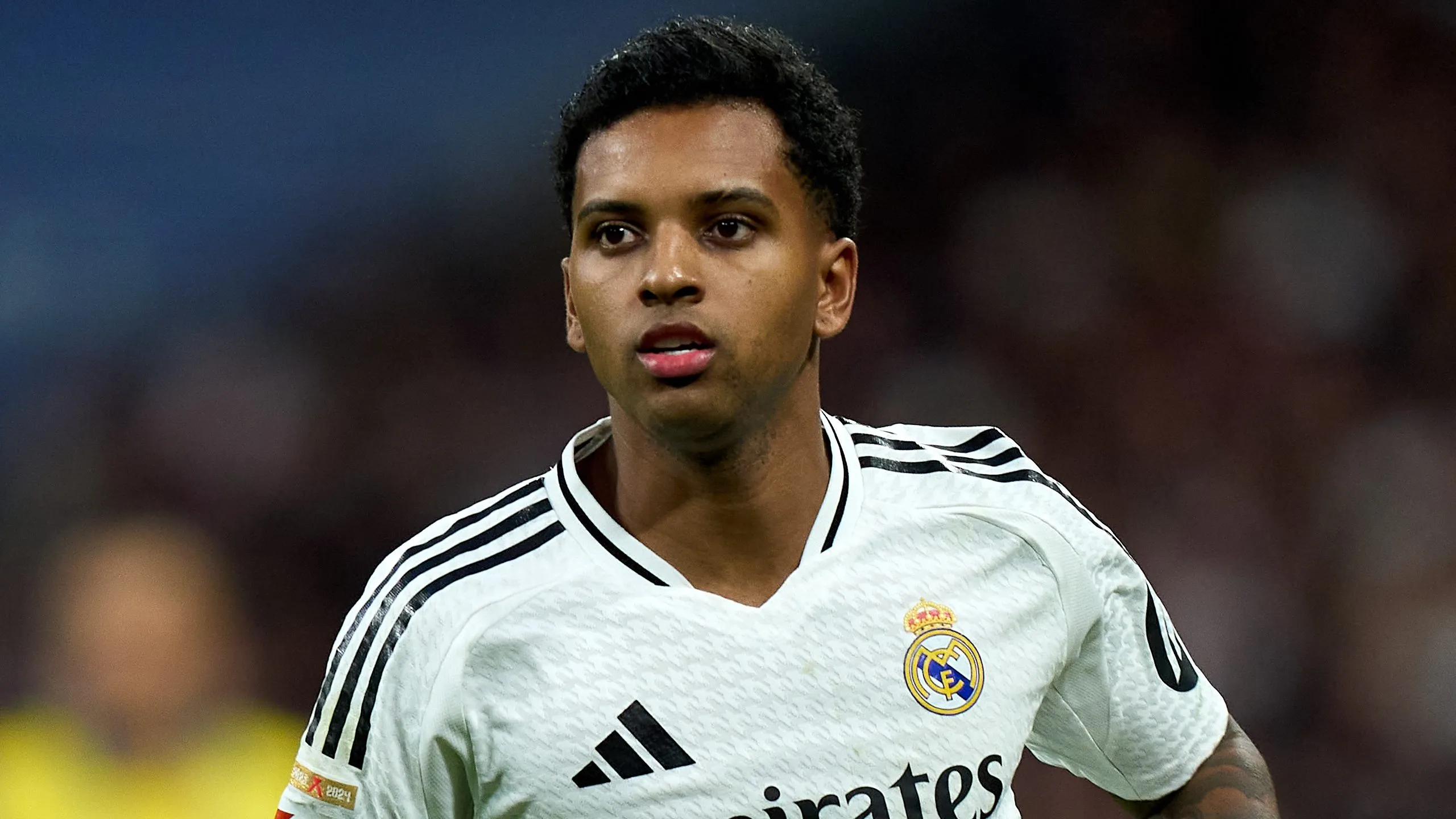 Rodrygo, do Real Madrid, em campo