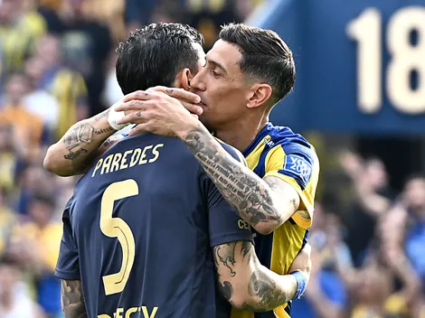 Di María e Paredes treinando o Boca Juniors: confissão do craque