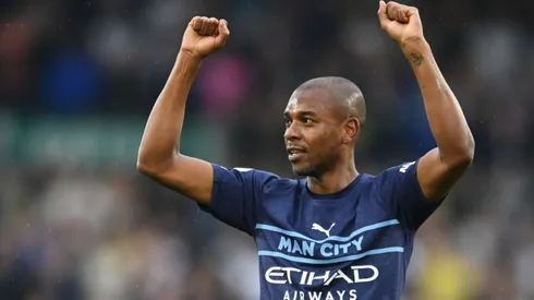 Fernandinho em ação pelo Manchester City.