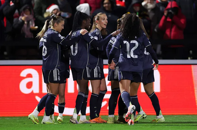 Caroline Weir foi o destaque do Real Madrid contra o Arsenal - Foto: Justin Setterfield/Getty Images