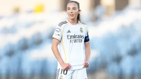 A meio-campista foi a autora do único gol do Real Madrid contra o Arsenl - Foto: Aitor Alcalde/Getty Images