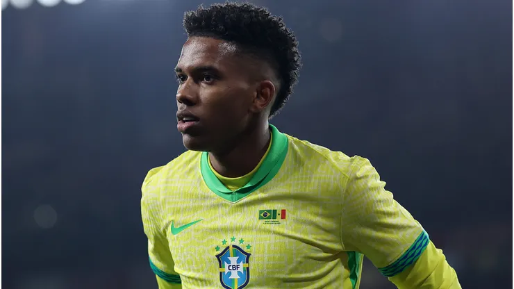 Estêvão foi o principal nome da Seleção Brasileira nesta data fifa e retorna o Chelsea como um destaque (Foto: Harry Murphy/Getty Images)