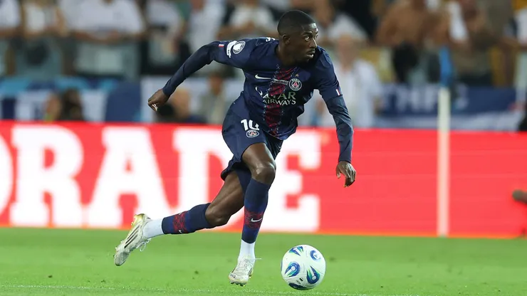 Dembélé em ação pelo PSG
