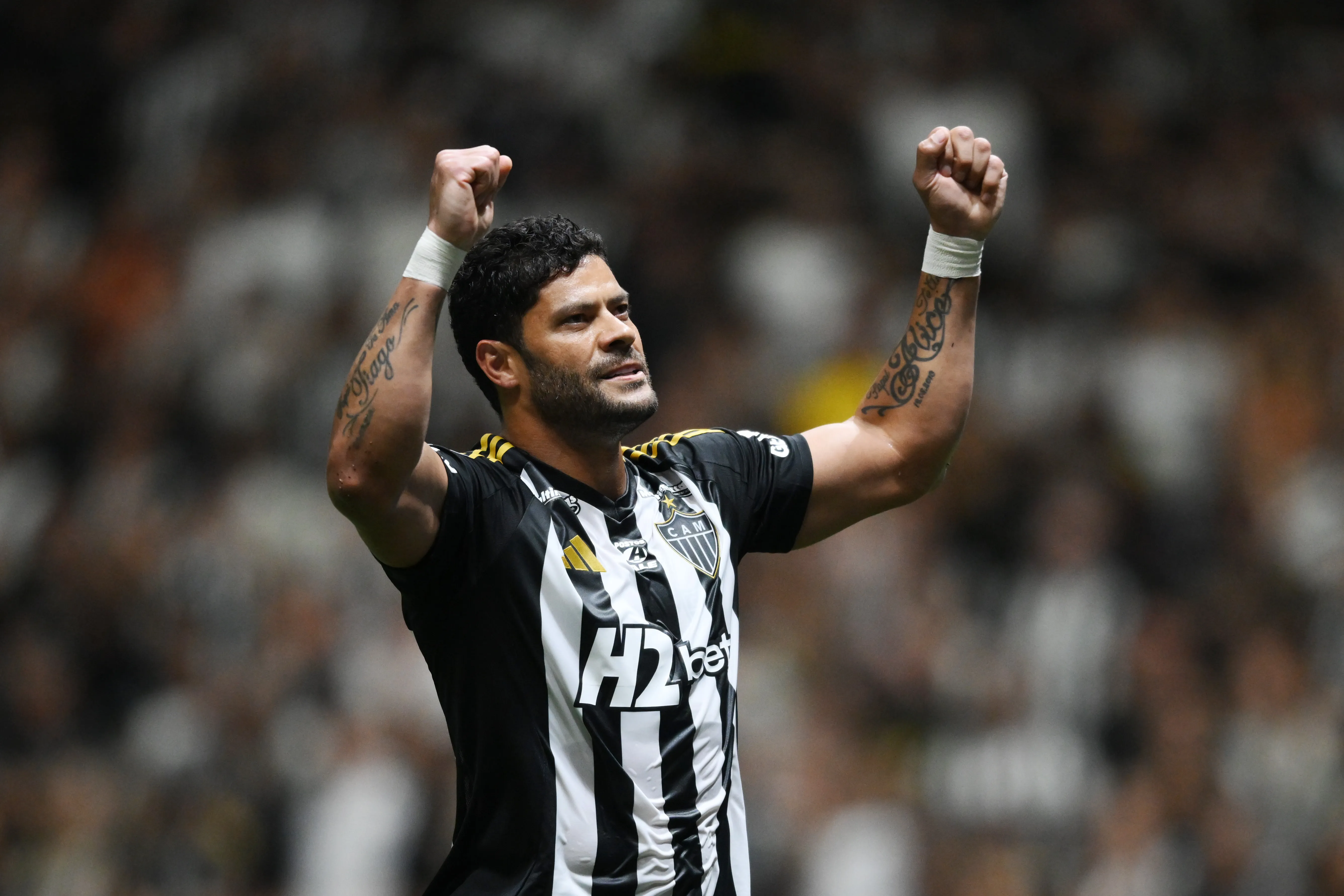 Hulk em campo pelo Atlético-MG. Foto: Pedro Vilela/Getty Images
