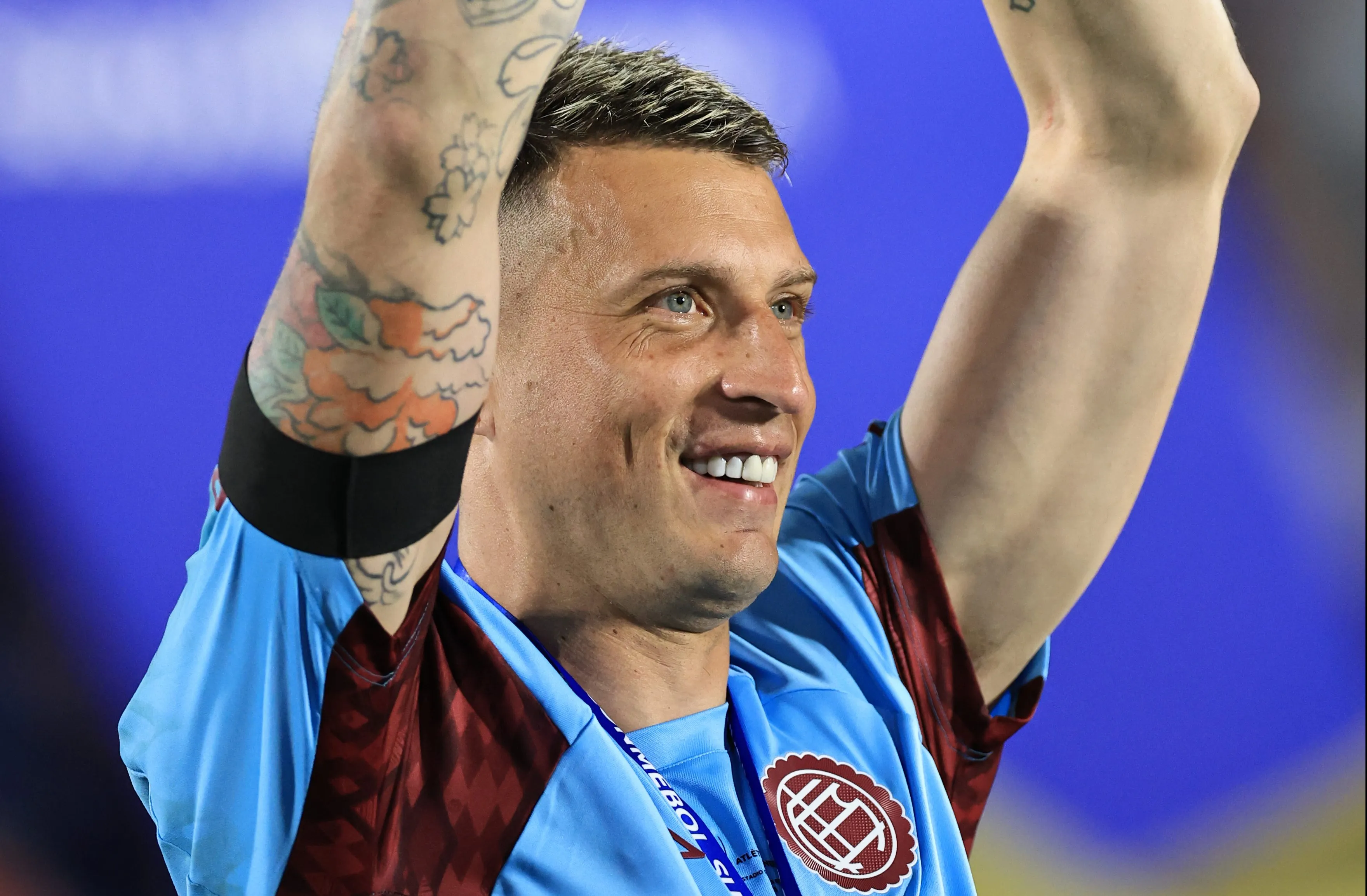 Losada com o título da Copa Sul-Americana.