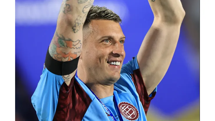 Losada, do Lanús, foi o grande destaque da equipe na final da Sul-Americana. Foto: Buda Mendes/Getty Images